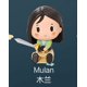 thumbnail image 1 of figuras de acción de princesas para niños, modelos de decoración de la serie Belle, Jasmine, Mulan, Moana, Tiana, Rapunzel, regalos, 1 of 5