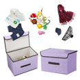 thumbnail image 3 of Boîte de Rangement Pliable Vêtements Divers Boîte de Rangement Portable avec Couvercle Boîte de Rangement Pliable, 3 of 6