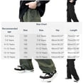 thumbnail image 4 of Bovxnpu Boys Pull on Cargo Pants Hiking Sports Pants Cargo Straight Leg Boys Loose Versatile Casual Outer Comfortable Sweatpants Pants, 4 of 6