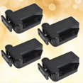 thumbnail image 3 of 4pcs Self-locking Door Catch Door Drawer Cabinet Catch Push To Open Device for Furniture Cabinet Cupboard (Black), 3 of 4