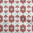 thumbnail image 1 of oneOone Rayon Rust Brown Fabric Ikat Sewing Fabric By The Yard Printed Diy Clothing Sewing Supplies 56 Inch Wide, 1 of 4