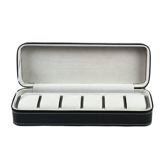 MONIPA PU Leather Watch Box 6/10/12 Slot Watch Organizer Display Storage Box