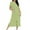 #102-Green, variant on Women Zipper Robe Short Sleeves Loungewear Dress Full Length Sleepwear Pockets Housecoat Nightgown Long Bathrobe S-XXL
