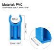 thumbnail image 2 of Unique Bargains PVC Pipe Clamps Clips, 20 Pack for 20mm(3/4') OD Hose Hanger Support, Blue, 2 of 5