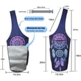 thumbnail image 3 of Yoga Mat Bag - Large Opening Long Tote Yoga Mat Carrier Holder Bag with Waterproof Wet Zipper Pocket and Drawstring Water Bottle Pocket - Yoga Bag Fit Most Size Mats, 3 of 6