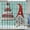 Color 1, variant on Christmas Gnome Shower Curtain Cute Snowman Abstract Wood Christmas Tree Ornaments Bathroom Decor with Hooks 72"x72"