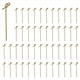 thumbnail image 1 of Paquete de 2500 Selecciones de CóCtel de Bambú Palillos de CóCtel Brochetas de Bambú Palillos de Dientes para Aperitivos 4 Pulgadas, 1 of 5