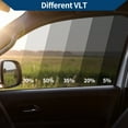 thumbnail image 2 of Unique Bargains Car Window Tint Film Window Privacy Film Car Carbon 2PLY PET 9.84 ft x 19.69 inch 1 Pc Black VLT 34% IRR 45% UVR 93%, 2 of 8