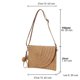 thumbnail image 3 of Bolso Bandolera Rectangular de Paja a Rayas para Mujer, Ideal para Vacaciones Informales En La Playa., 3 of 6