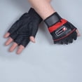 thumbnail image 4 of Soft Workout Gloves Multi-functional Fitness Gloves Breathable Anti-slip Protective Workout Gloves for Gym Weightlifting Training Fashionable Splicing, 4 of 8
