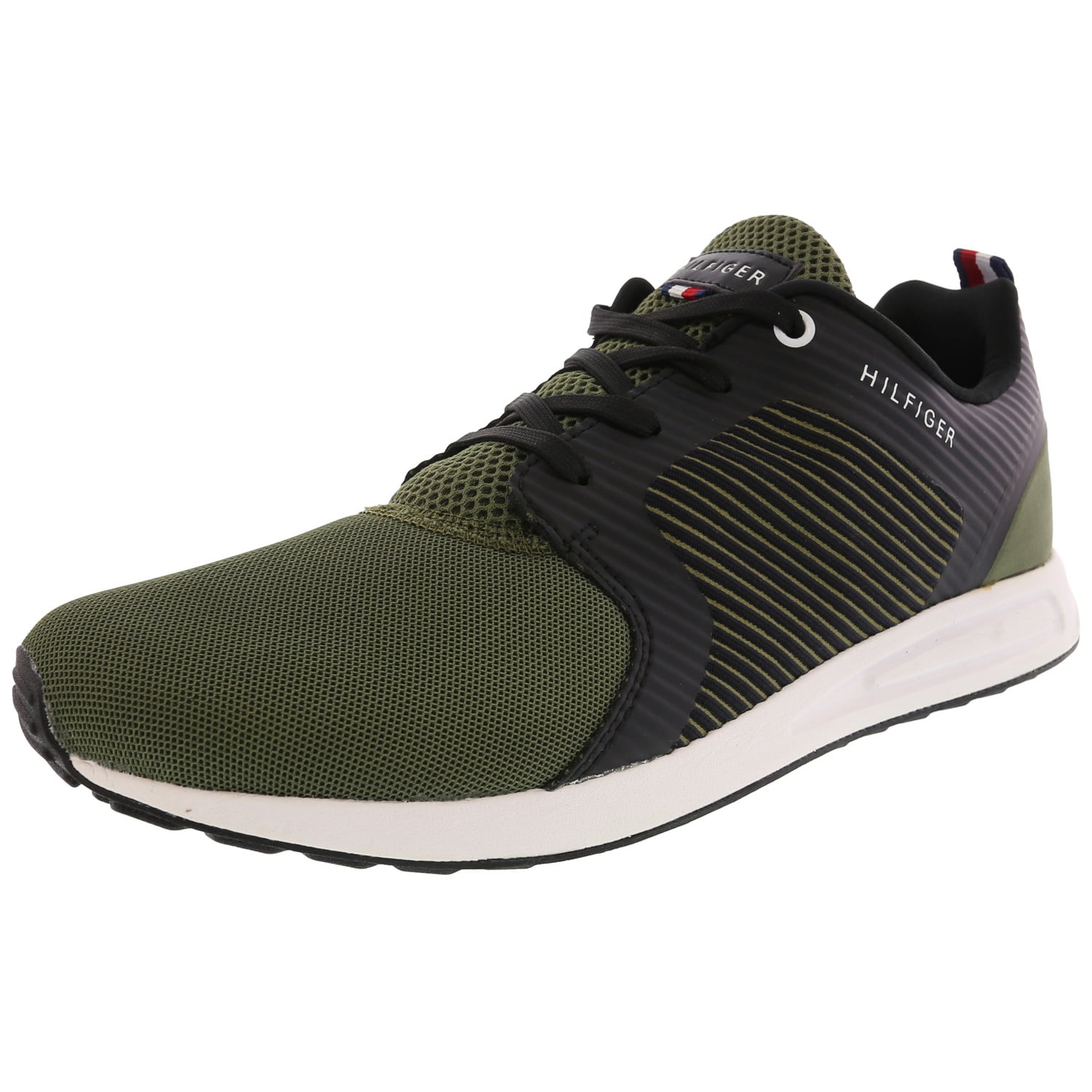 green and white tommy hilfiger shoes