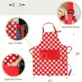 thumbnail image 2 of Adjustable Designer Kitchen Apron for Adults |  Cooking Apron with Pockets and Adjustable  Buckle, 2 of 5