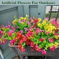 thumbnail image 6 of Lyacmy 12 Bundles Artificial Flowers for Outdoors, UV Resistant Fake Outdoor Flowers Plants for Outside Home Garden Porch Patio Yard Decor, 6 of 8