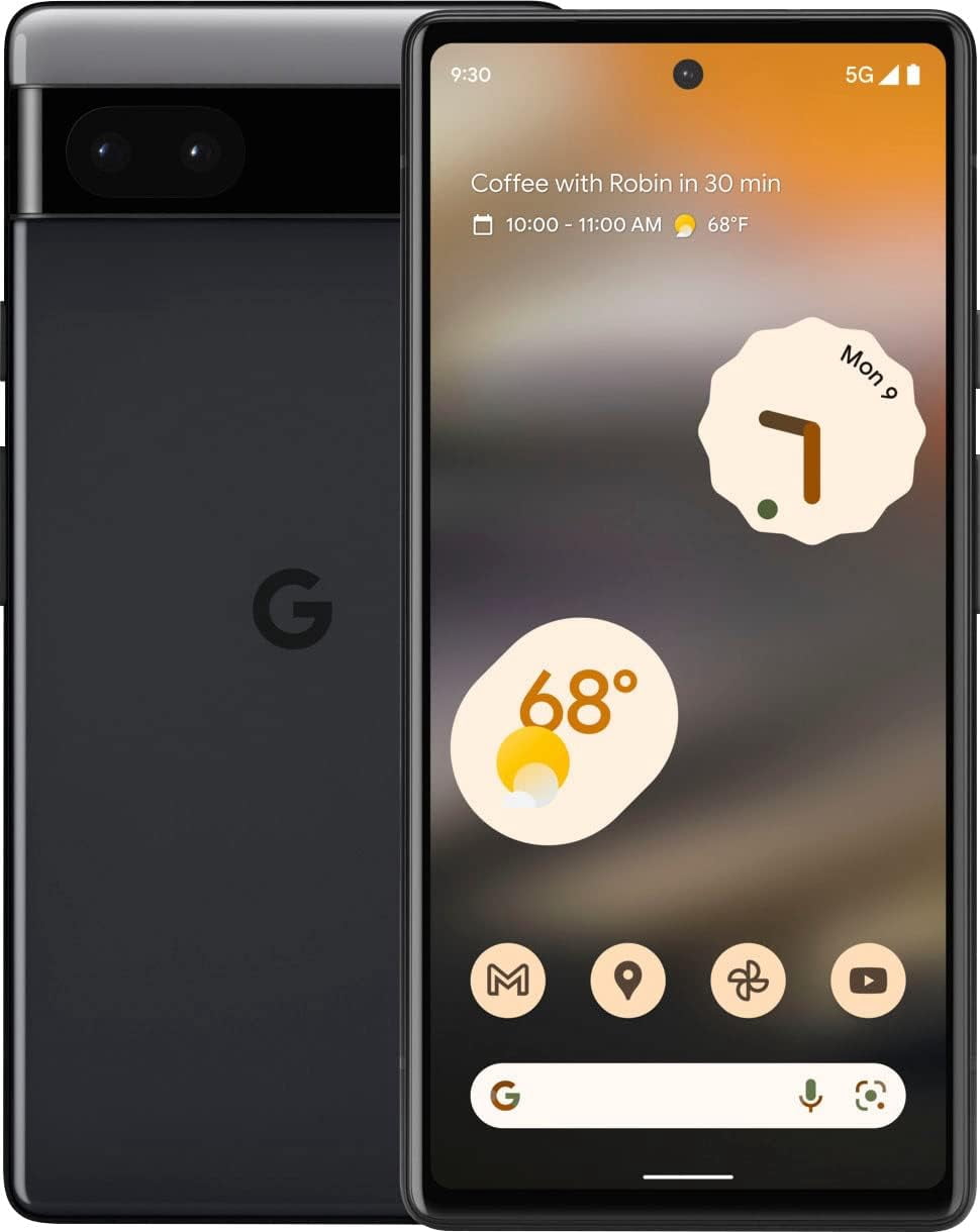 Pre-Owned Google Pixel 6a (6.1-inch) Smartphone (GX7AS) Unlocked - 128GB / Charcoal