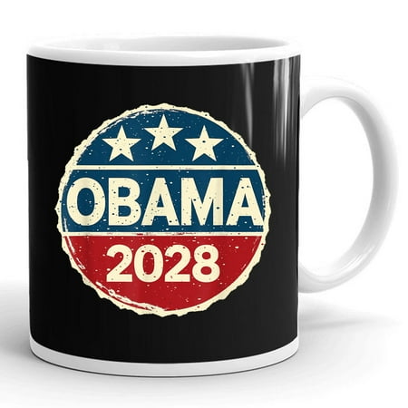 

Obama For President 2028 Gift Ceramic Mug 11oz (White;11oz)
