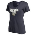 thumbnail image 2 of Women's Navy Georgia Tech Yellow Jackets Freehand T-Shirt, 2 of 3