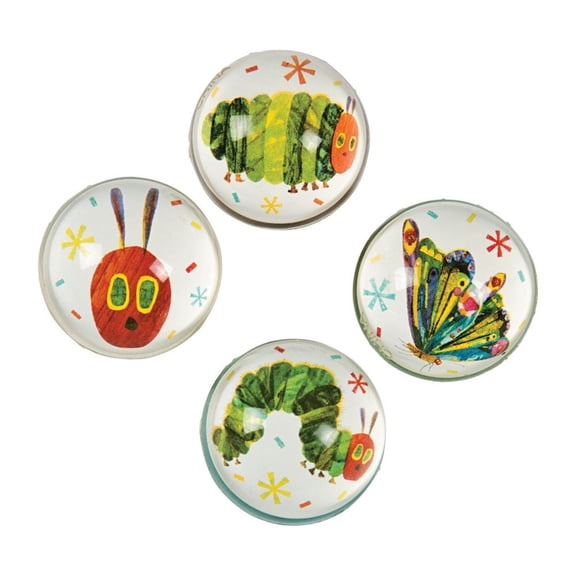 Very Hungry Caterpillar Bouncing Balls - Party Favors - 12 Pieces