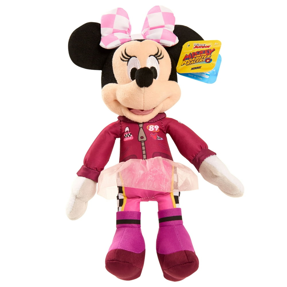 Mickey and the Roadster Racers Bean Plush - Minnie in Garage Outfit - Walmart.com - Walmart.com