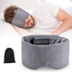thumbnail image 1 of Xihbxyly Mascarilla para Dormir, Diseño Ergonómico de Ala Nasal, Bloquea La Luz Lateral, Cómoda para Quienes Duermen de Lado, Esencial para Viajes de Negocios, Ligera, Suave, Incluye Bolsa de Transpo, 1 of 5
