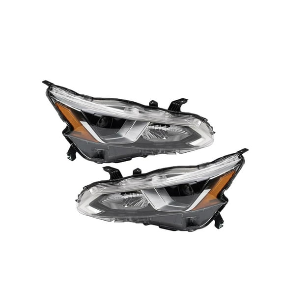 EPIC LIGHTING OE Style Halogen Headlights Assembly Replacement for NISSAN 2019 ALTIMA [ NI2502265 NI2503265 260606CA0A 260106CA0A ] Pair