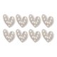 thumbnail image 3 of 40 Uds. Parches de corazón de diamantes de imitación DIY artesanía hermosa coser parches para reparar ropa decorar, 3 of 5