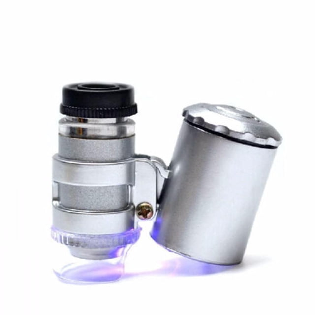 Mini 60x Grossissement Conduit Poche microscope Bijoux Nouveau