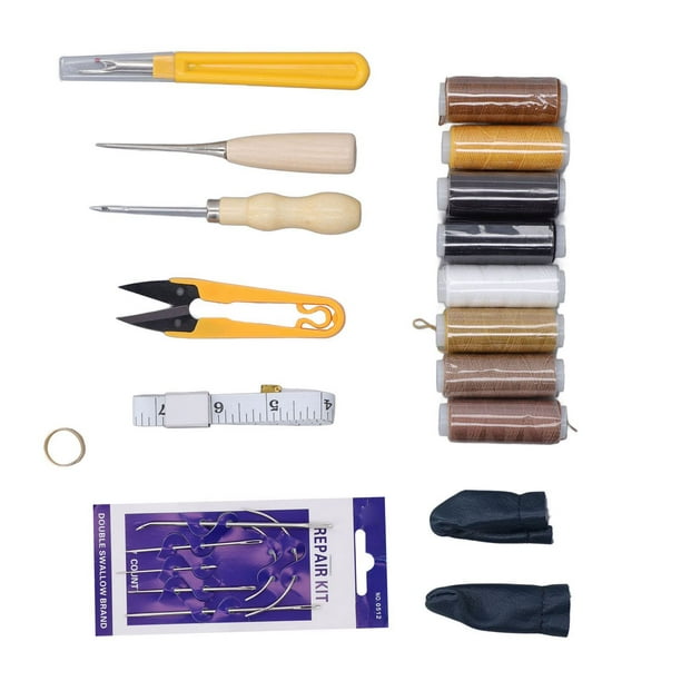 Kit de couture manuel pour cuir, outils de couture pour cuir, Kit