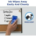 thumbnail image 2 of 1 piece Avery Marks A Lot Dry Erase Markers, Chisel Tip, Desk-Style, Assorted Colors, Pack Of 4 Markers, 2 of 3