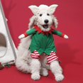 thumbnail image 1 of Lovebay Christmas Cat Costumes, Santa Claus Suit Dog Costumes Dress Up, Cats Jumpsuit Winter Coat Warm Clothes, 1 of 3
