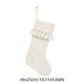 thumbnail image 3 of Large Christmas Stocking Non-Woven Hanging Decoration Gift Pouch for Fireplace Mantel Tree Wall Holiday Home Ornament, 3 of 7