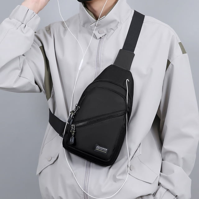 Mochila Bandolera Antirrobo para Hombre y Mujer | Nylon Impermeable de Gran Capacidad | Bolsa de Viaje Ligera de 30 X 17 X 4,8 Cm para Ciclismo, Uso Diario Al Aire Libre