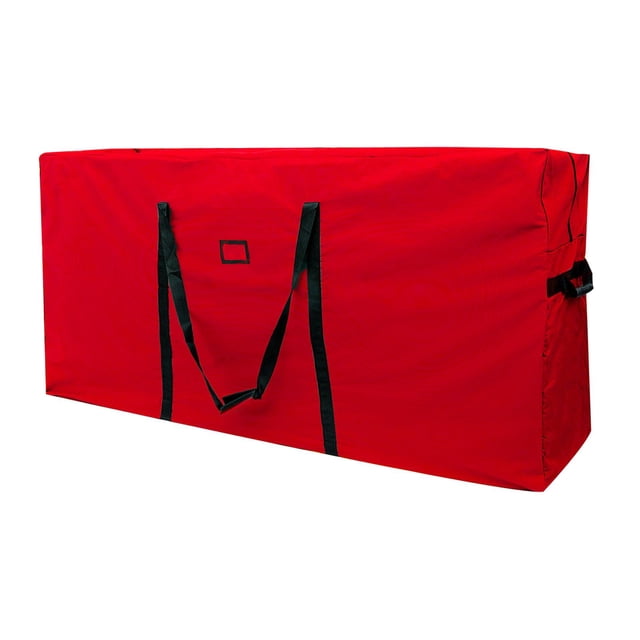 Bolsa de almacenamiento para árbol de Navidad 600D Oxford duraderas y rojo Zulema caja de almacenamiento de árboles