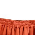 thumbnail image 3 of MIUOWANP Women's Elastic Waist Shorts with Pockets Solid Color Simple Style Sports Shorts Size XL(10)Orange, 3 of 4