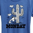 thumbnail image 3 of Peanuts - Spike Cactus Monday - Women's Short Sleeve Graphic T-Shirt, 3 of 6