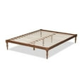 thumbnail image 3 of Baxton Studio Iseline Lit Plateforme Contemporain en Bois Noyer Brun, 3 of 8