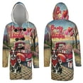 thumbnail image 3 of Be My Valentine's Boston Terrier Truck Full of Love Flower Balloon All Over Print 3D Hooded Duffle Toggle Coat Gentleman Dog Lover Gifts - 02029, 3 of 6