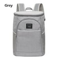 thumbnail image 1 of 20L Portable Picnic Drink Storage Keeping Fresh Thermal Food Bag Insulation Backpack Refrigerator Box Cooler Bag GREY 20L, 1 of 8