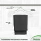 thumbnail image 4 of Velvet Hangers 100 Pack White Heavy Duty Velvet Clothes Hangers - Non Slip Felt Coat And Suit Hangers For Closet - Lightweight Thin Space Saving, 4 of 5