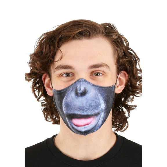 Adult Gorilla Sublimated Face Mask