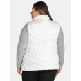 thumbnail image 3 of Big Chill Chevron Quilted Puffer, Outerwear Vests (Women's), Sizes 1X-3X, 3 of 6