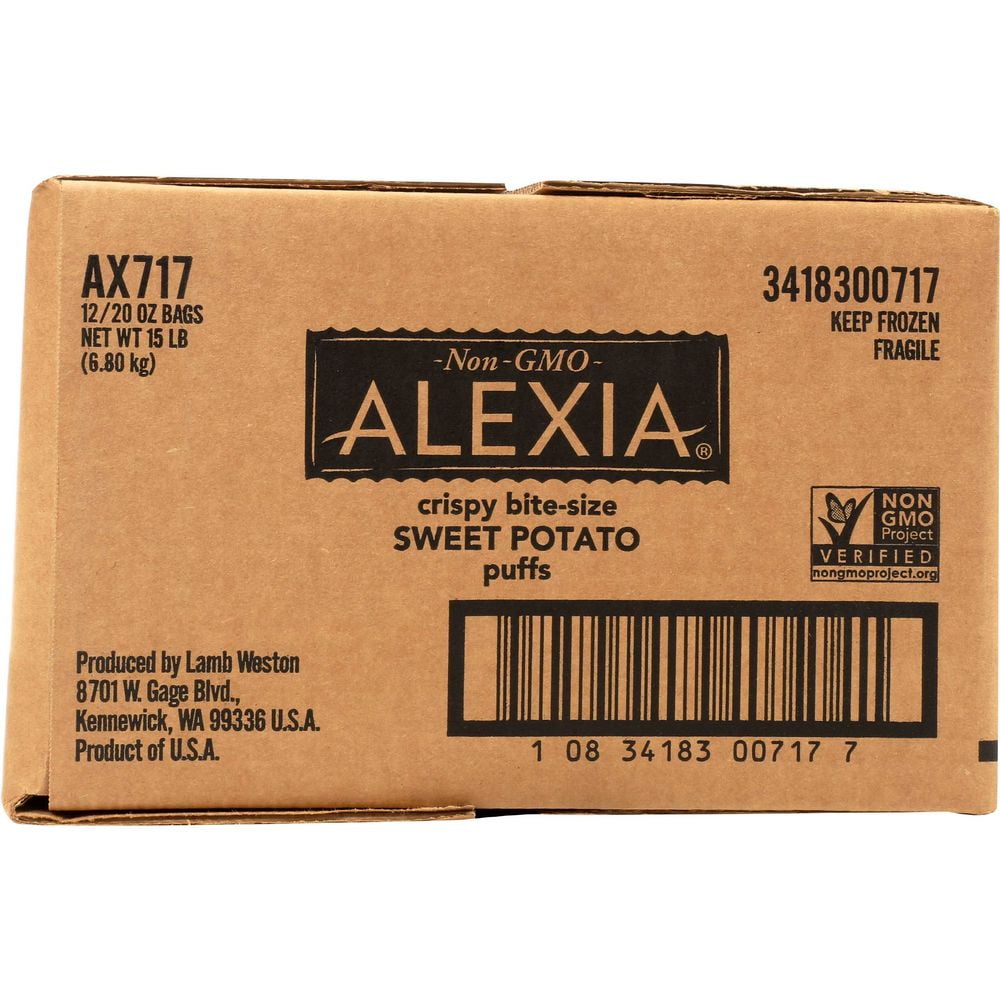 Alexia Foods Crispy Sweet Potato Puff, 20 Ounce -- 12 per Case.
