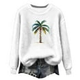 thumbnail image 5 of Craaazy Christmas Sweaters for Women Crew Neck Long Sleeve Shirts Xmas Holiday Warm Tops Gifts, 5 of 5