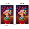 thumbnail image 4 of Strawberry Shortcakes (2) -bandera de jardín temática. Regalo perfecto para fans, amigos y familiares, ideal para actividades al aire libre y decoración de fiestas.45CM*100CM, 4 of 5