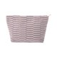 thumbnail image 1 of Ofertas Únicas 1 Pc Bolsa de Maquillaje de Rayas Tejidas Púrpura de Poliéster, 1 of 1