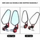 thumbnail image 5 of Ajuste De 360 ​​grados Espejo De Vidrio óptico Transparente Diseño Elegante Espejos Retrovisores Vidrio Premium Material De aleación De Aluminio Ajuste Universal Para, 5 of 7