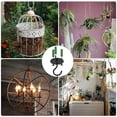 thumbnail image 2 of Gancho para plantas, 4 ganchos de pared de metal, para colgar linternas, comederos de pájaros, campanas de viento, macetas, ganchos de luz decorativos (negro) Ormromra, 2 of 4