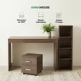 thumbnail image 3 of Set Escritorio, Librero y Archivero de Madera Kingshouse Moderno Multifuncional Muebles Organizador beige, 3 of 7