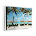 thumbnail image 2 of Society6 I Am Very Busy Beach Series by Happee Monkee Framed Art Canvas, 2 of 3