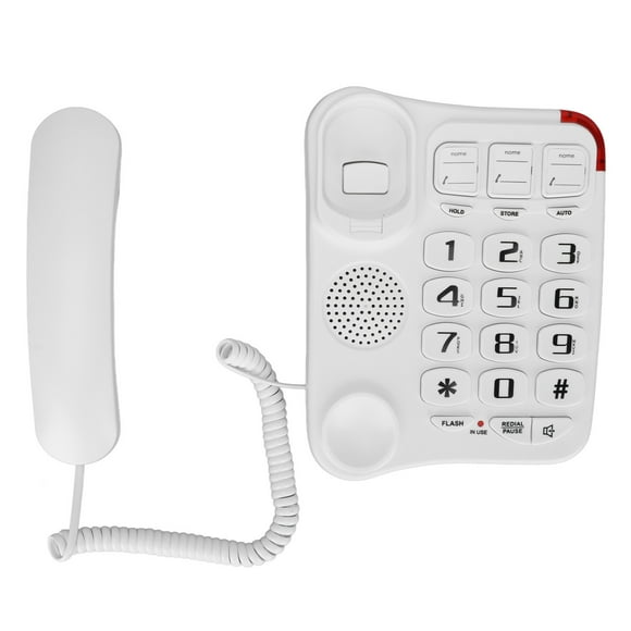 Teléfono con Cable Bling Bling para personas mayores Botones grandes