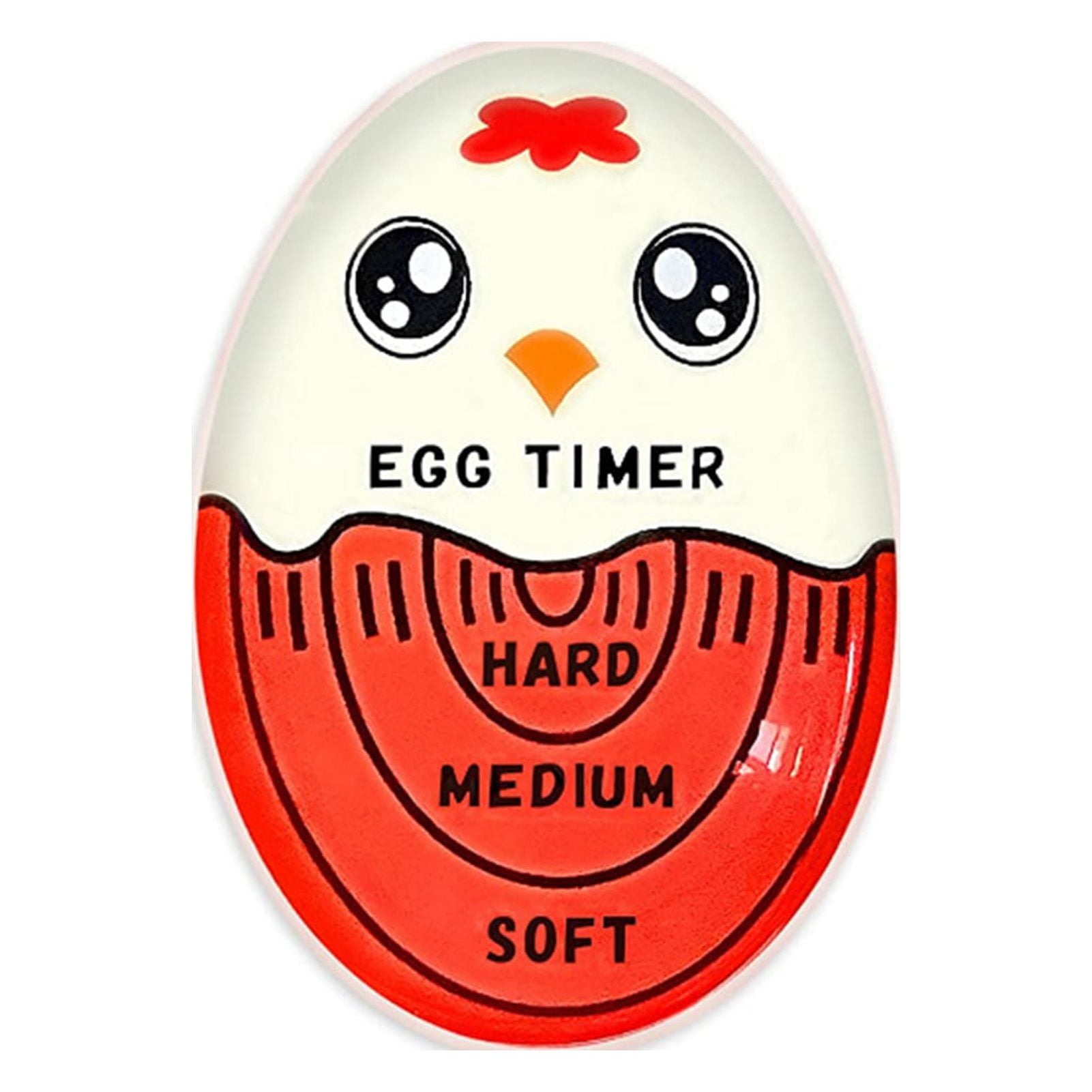 Egg Timer for Boiling Eggs Soft Hard Boiled Egg Timer Pro That Changes  Color When Done | No BPA & Safe (Red-3 Packs)